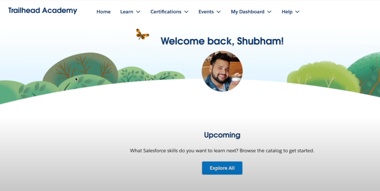 Welcome Screen
